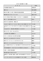 おでかけ・遊び場ガイド一覧表