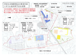 学研北生駒駅周辺の要望内容に伴う土地利用予定