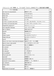 ドビュッシーの「牧神」と、ラベルの「ワルツ」の中のフランス語の指示の翻訳