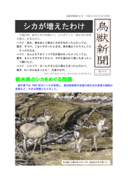 シカが増えたわけ