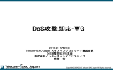 DoS攻撃即応-WG