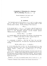 with βP*‐HOmology(BP*/rη)[才 1,ヶ2, ・ ,とた] BP*BP