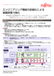 エンジニアリング機能の前線化による 組織営業力強化