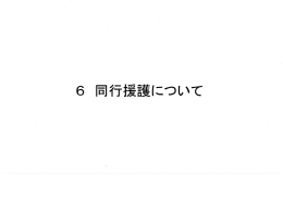 同行援護について（平成23年6月30日厚生労働省会議資料抜粋）（PDF