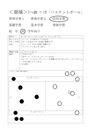 ＜領域＞ボール運動－ゴール型「バスケットボール」