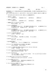 99 参考資料① 著作権アンケート（教職員用） No．1