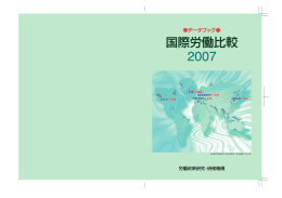 データブック国際労働比較2007：全文 (PDF:2.0MB)