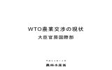 WTO農業交渉の現状