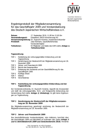 Protokoll der Mitgliederversammlung 2010 - Deutsch