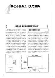 Page 1 23 馬とふれあう、そして乗馬 ( 乗馬が身体に及ぼす影響を