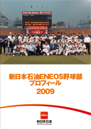 新日本石油ENEOS野球部 プロフィール 2009