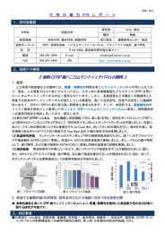 『 耐熱CFRP 製ハニカムサンドイッチパネルの開発 』