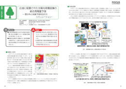 広域に配置された太陽光発電設備の総合発電量予測