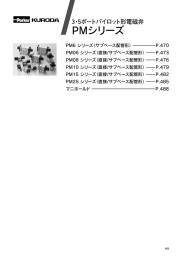 3・5ポートパイロット形電磁弁 PMシリーズ