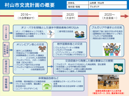 村山市交流計画の概要