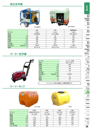 高圧洗浄機 モーター洗浄機 ローリータンク 36