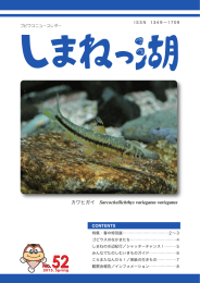 しまねっ湖 52号 - 島根県立宍道湖自然館ゴビウス