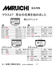 クラス27 荷台の在庫を始めました