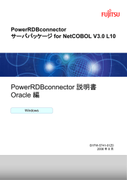 PowerRDBconnector説明書 Oracle編 - ソフトウェア
