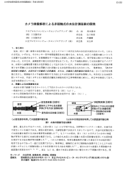 カメラ画像解析による非接触式の水位計測技術の開発