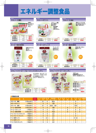 エネルギー調整食品