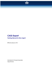 CASS Export