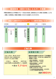 ご加入例 - 伊藤忠オリコ保険サービス株式会社