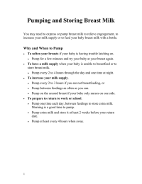 さく乳と母乳の保存 - Health Information Translations