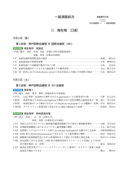 一般演題目次 〔1．微生物 口演〕