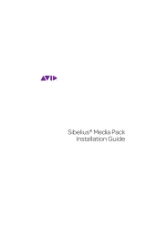 Sibelius Media Pack Installation Guide