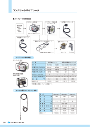 バイブレータ電源装置／モータ内蔵型バイブレータ本体