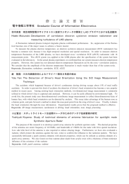 修 士 論 文 要 旨