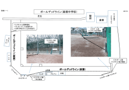 ボールデッドライン（高根中学校）