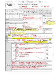 宿泊を伴う国内出張命令簿（記入例）