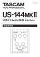 US-144@# USB 2.0 Audio/MIDI Interface