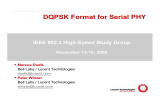 DQPSK Format for Serial PHY