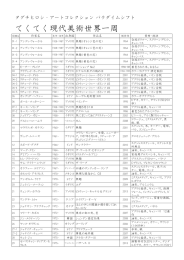 てくてく現代美術世界一周