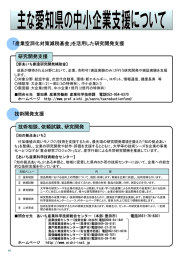 「産業空洞化対策減税基金」を活用した研究開発支援 研究開発