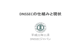 DNSSECの仕組みと現状