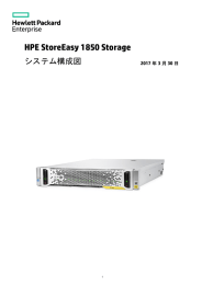 HPE StoreEasy 1850 Storageシステム構成図