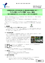 ワンウェイ型カーシェアリング事業 「smaco」 始まる