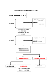 ＜特定調停の申立前の事前調整のフロー図＞