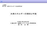 水素エネルギーの現状と今後