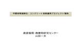 不燃系等減容化及びコンクリート技術適用プロジェクト報告