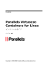 Parallels Virtuozzo Containers
