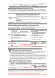 Consent Form For Statutory Agent