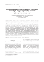 Case Report Endoscopic Sinus Surgery for Otolaryngological