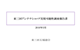 東三河アンテナショップ実現可能性調査