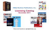 Licensing Catalog Licensing Catalog