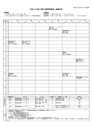 平成28年度 後期 授業時間割表 (教職科目)